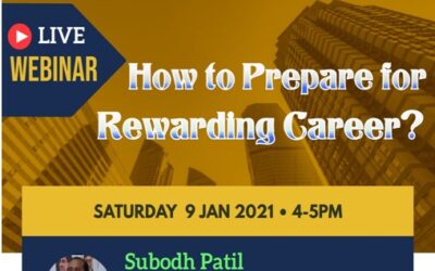 on “How to prepare for rewarding Career?”by Mr.Subodh Patil Sir